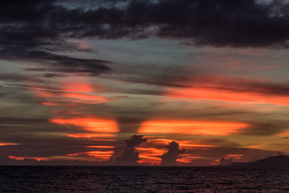 Zonsondergang op de Bandazee