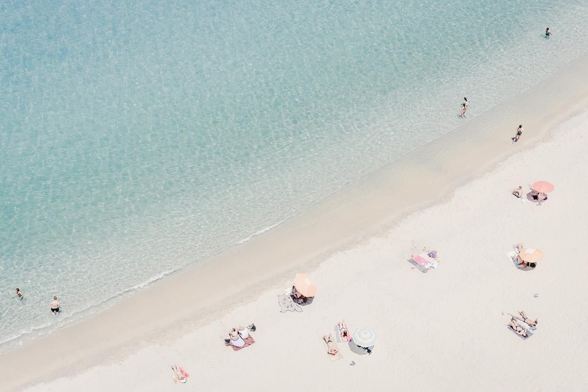 Strand in Tropea Italië