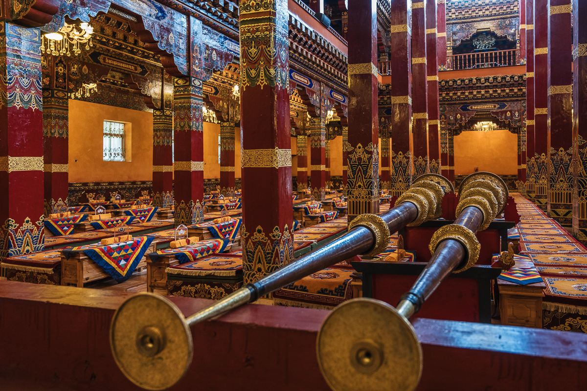 Boeddhistische Muya tempel bij Tagong